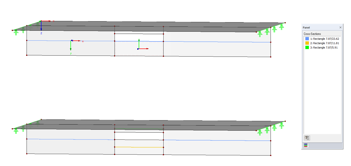Different Arrangement of Result Beams