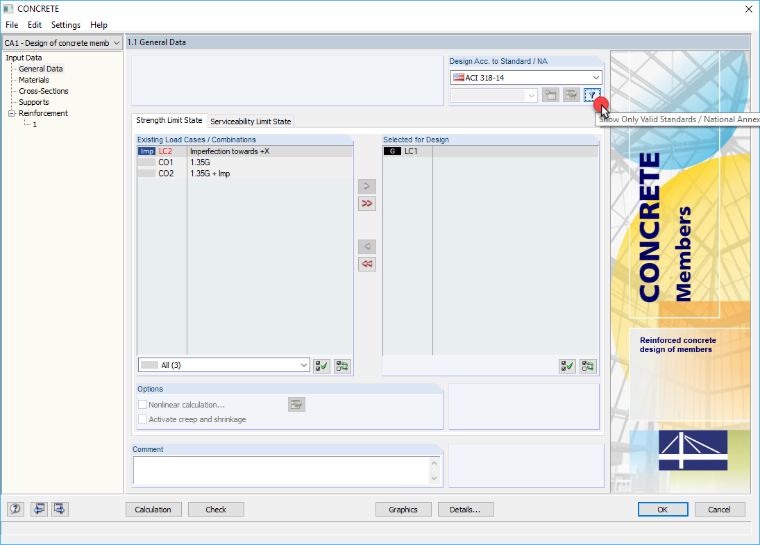 Filter for Available Standards