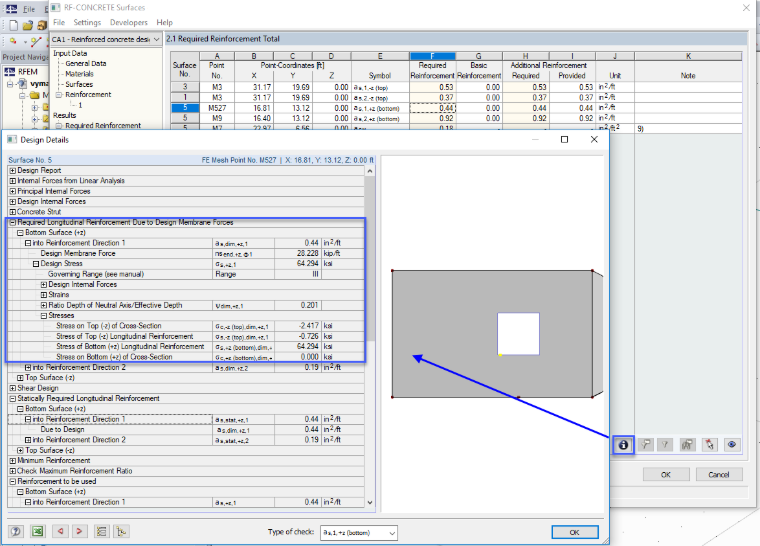 Displaying Design Details