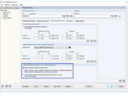 Required Longitudinal Reinforcement Options for Shear Force Design