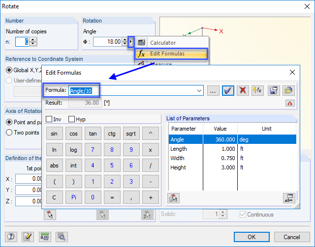 Defining Formula