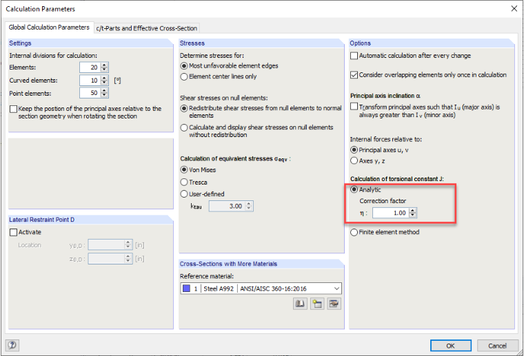 Correction Factor