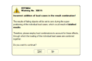 Warning No. 30015 Before Starting Calculation 