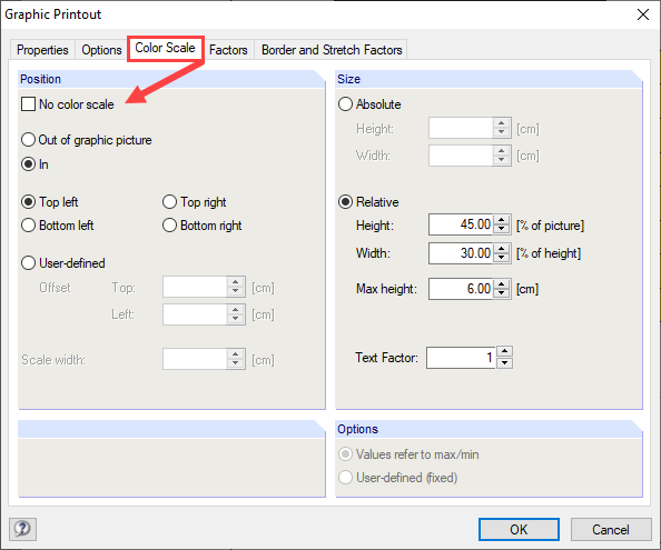 Hiding Color Scale