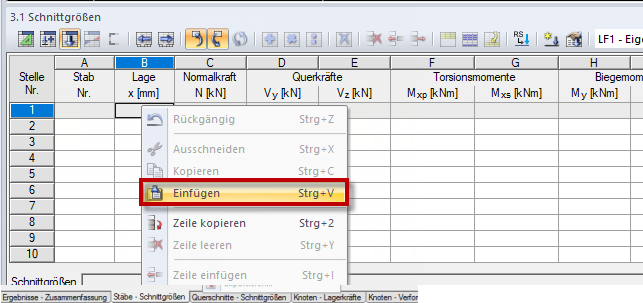 Inserting Clipboard into SHAPE-THIN