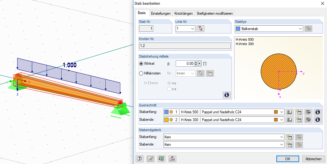 Log Design in RFEM
