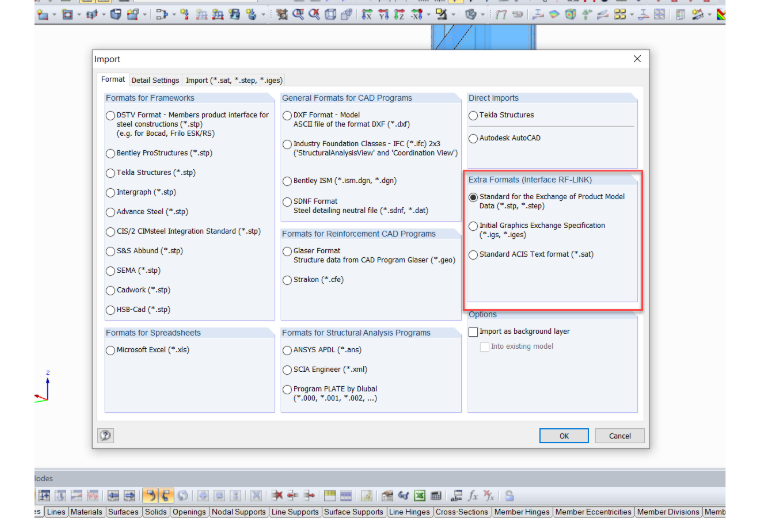 Additional Import Options via RF-LINK Module