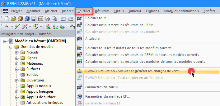 Option to Access RWIND Simulation