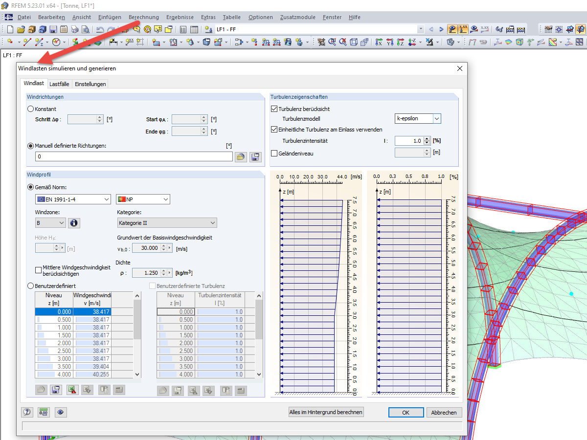 Setting in RFEM