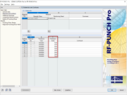 Window 1.2 Materials and Surfaces in RF-PUNCH Pro with Setting of Surface Thickness