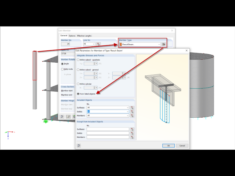 Result Beam | Input Parameters