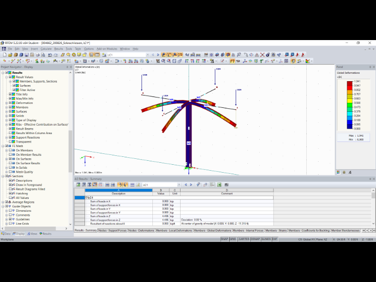 Beams and Columns Connected