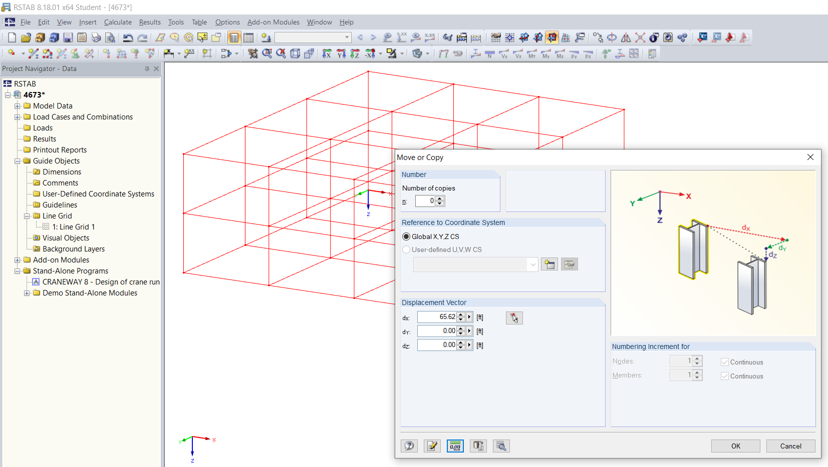 Copying Line Grid Using "Move or  Copy" Function