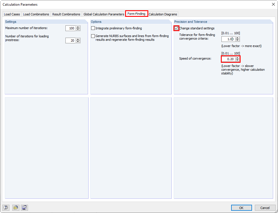 Setting Lower FF Calculation Speed