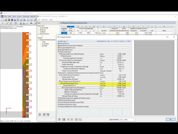 Design Details Without Optimization of Internal Forces