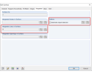 Dialog Box "Edit Surface" → "Integrated"