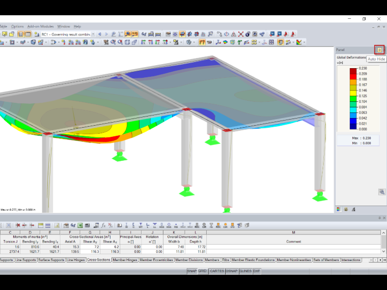 Setting for Displaying Panel