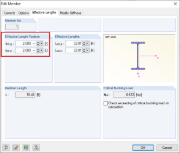 Adjustment of Effective Length Coefficients