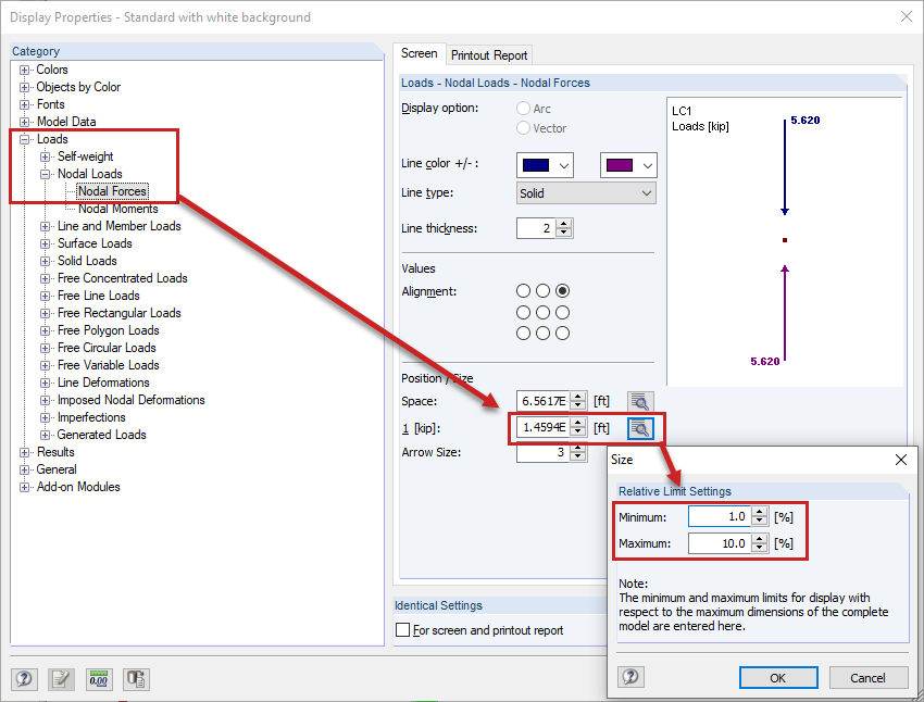 Display Properties