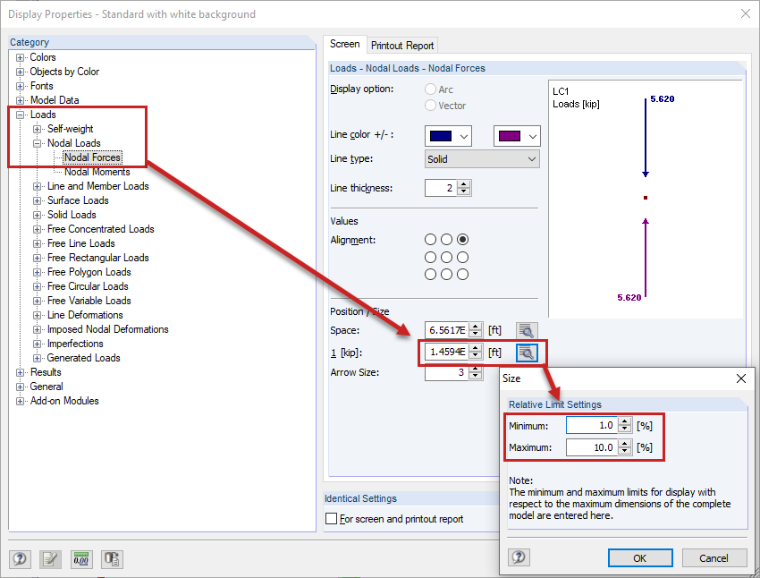 Display Properties