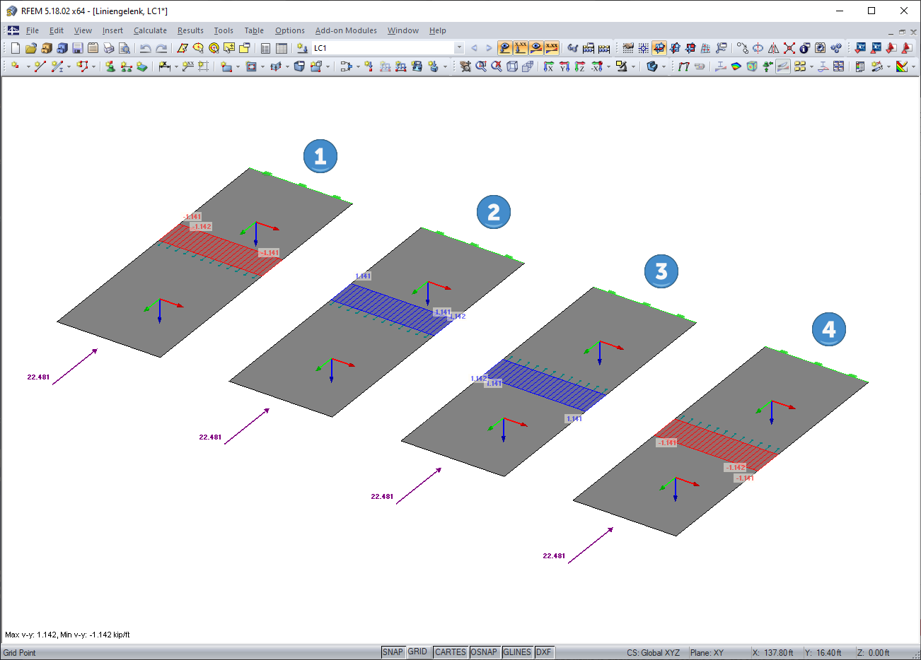 Line Hinge Results