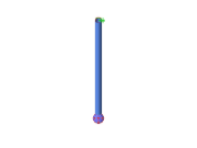 Spherical Space Frame Connector, X-Axis Direction View