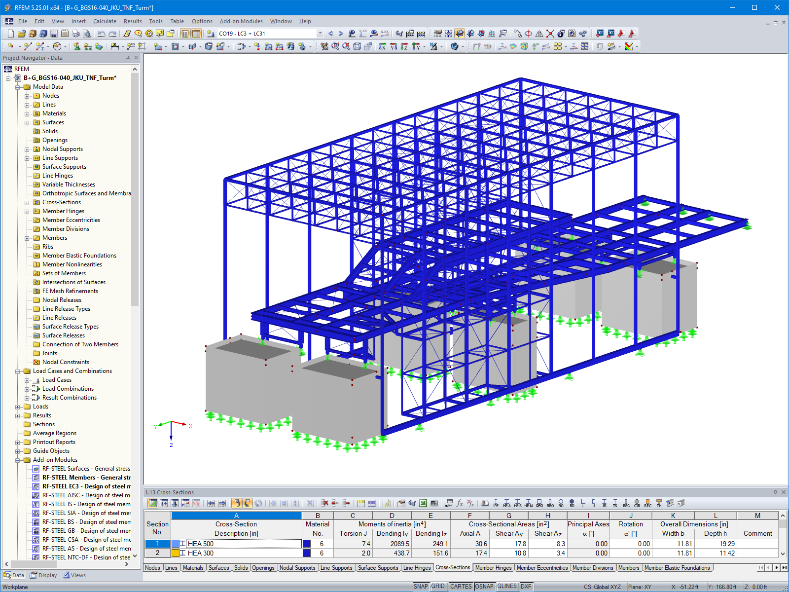 Somnium 3D Model in RFEM (© Bollinger+Grohmann)