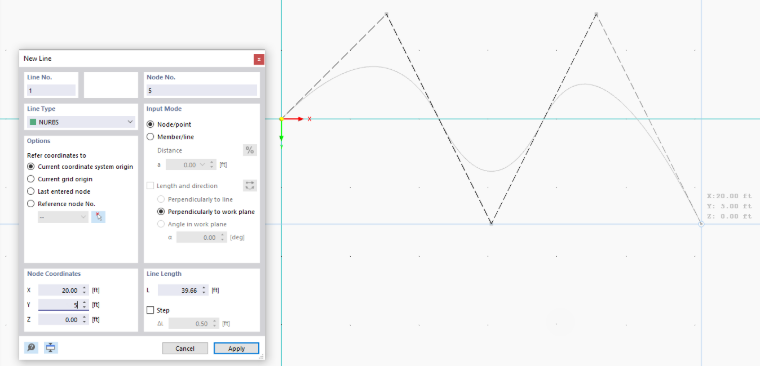 Defining NURBS Graphically