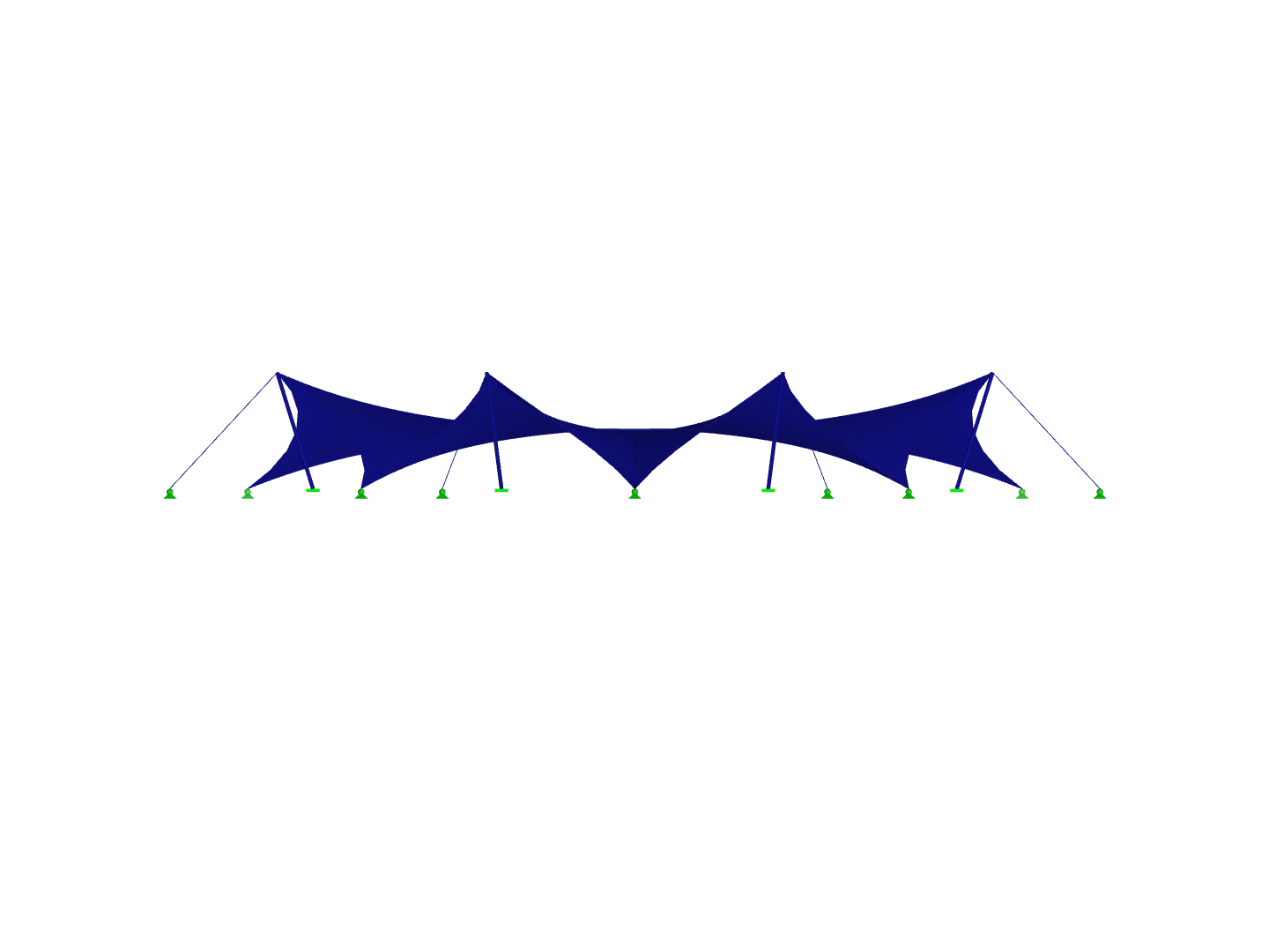 Roofing, X-Axis Direction View