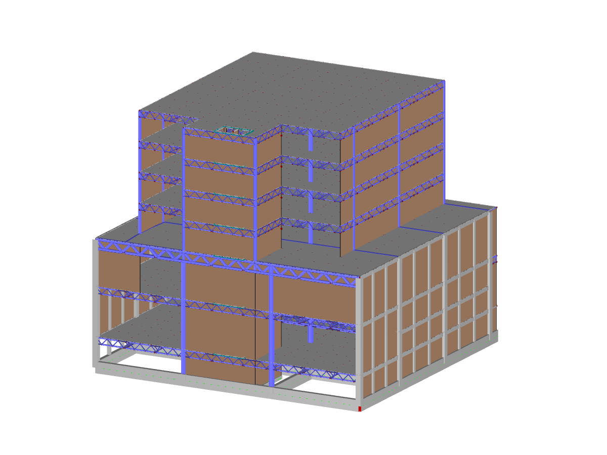 Europlaza Movilidad Office Building in Villahermosa in RFEM