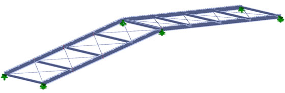 Calculation and Construction of Two-Bay Production Steel Hall with Craneways