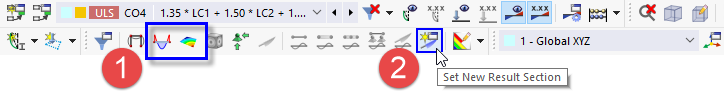 'New Result Section' Button