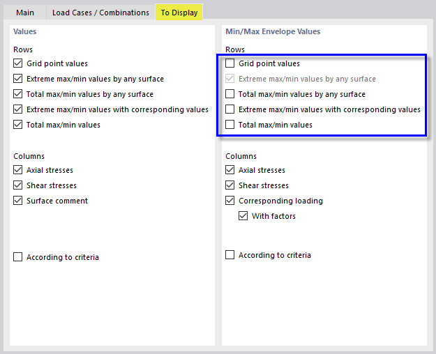 Selecting Results