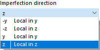 Selecting Imperfection Direction