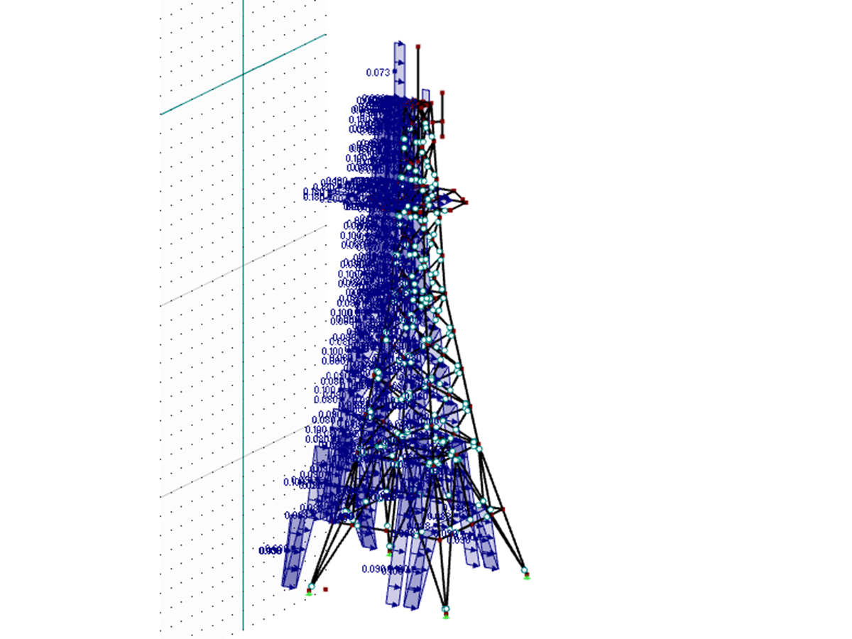 FAQ 005076 | How do I apply wind load to members of open structures?