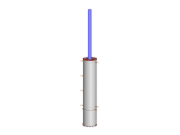 Composite Pile with Metal Column