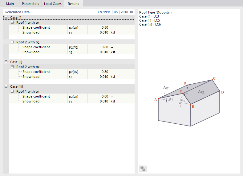 Generated Snow Loads