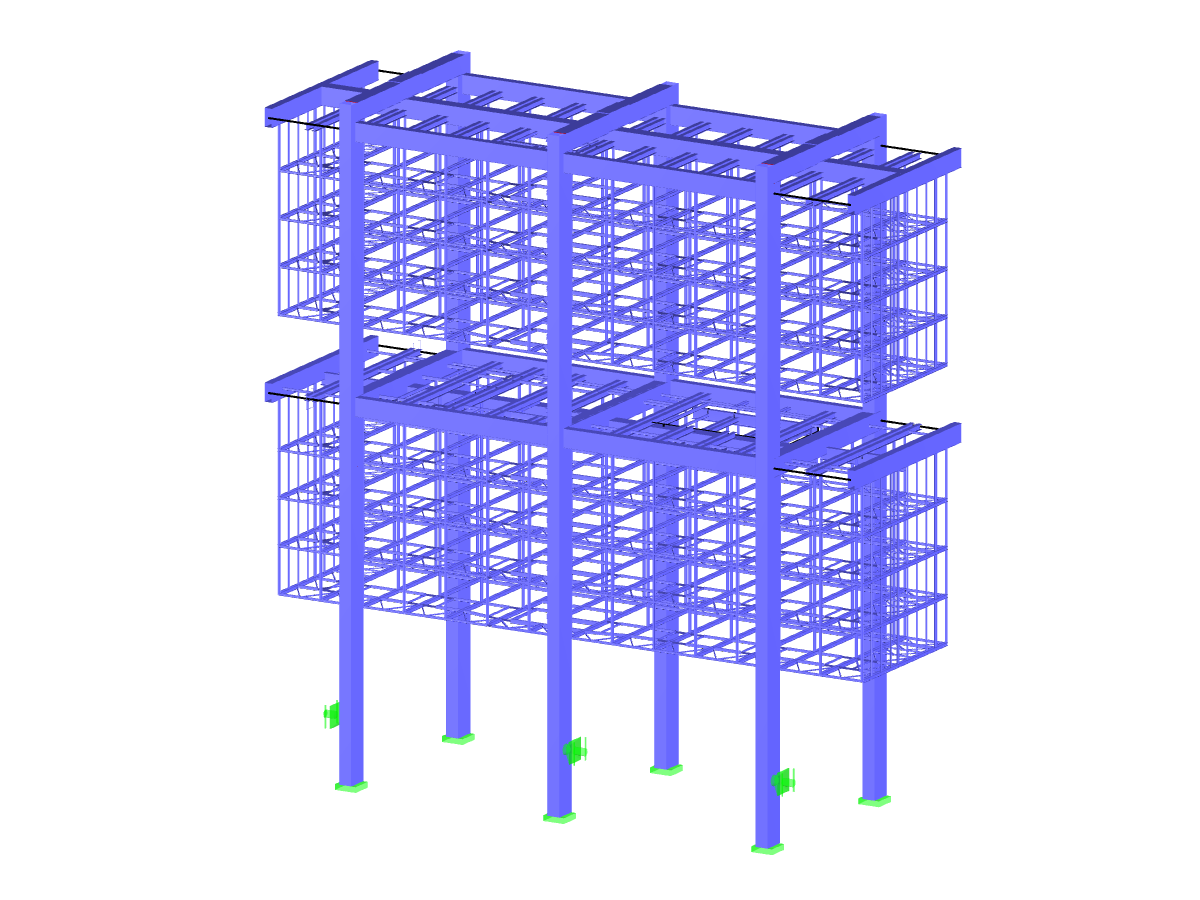 Model of Steel Structure of Fondation Avicenne