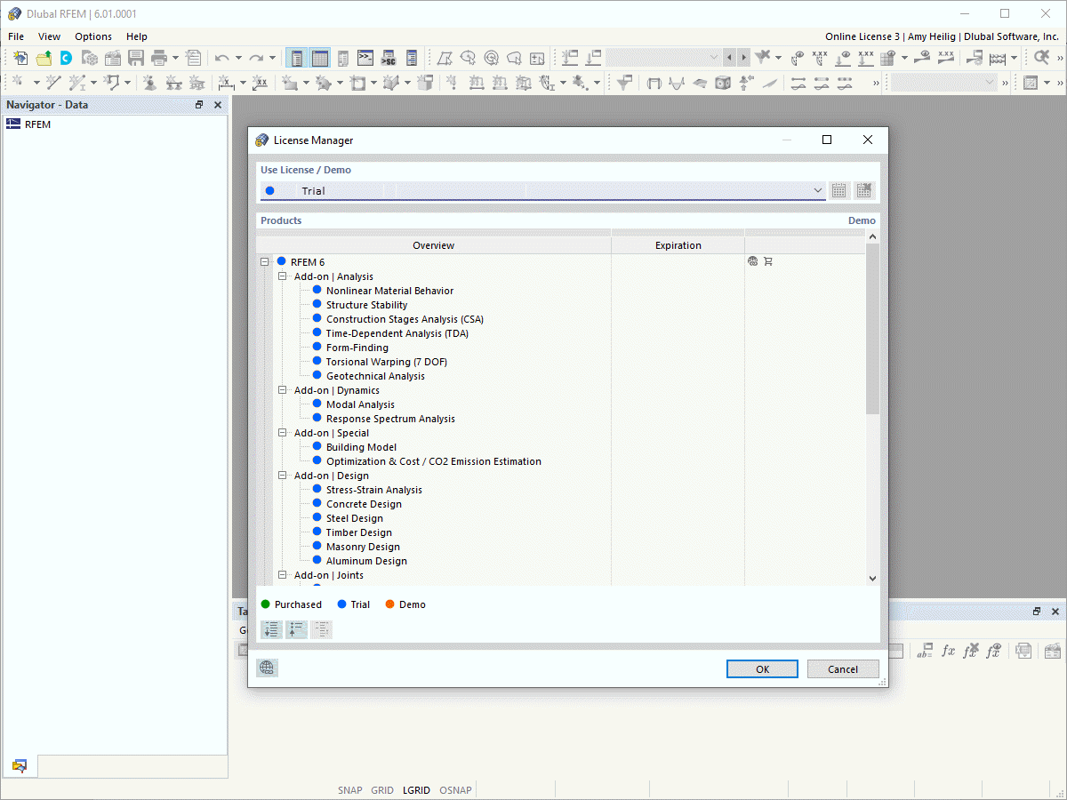 FAQ 005105 | Can I download a 90-day trial version of RFEM 6 to test it out even if I own RFEM 5 now?