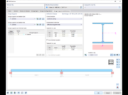Dialog box for editing members, with a focus on deflection settings.