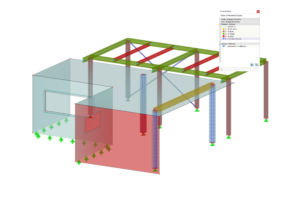 Multi-Material Steel and Concrete Structure