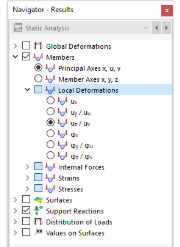 Selecting Local Member Deformations in Navigator