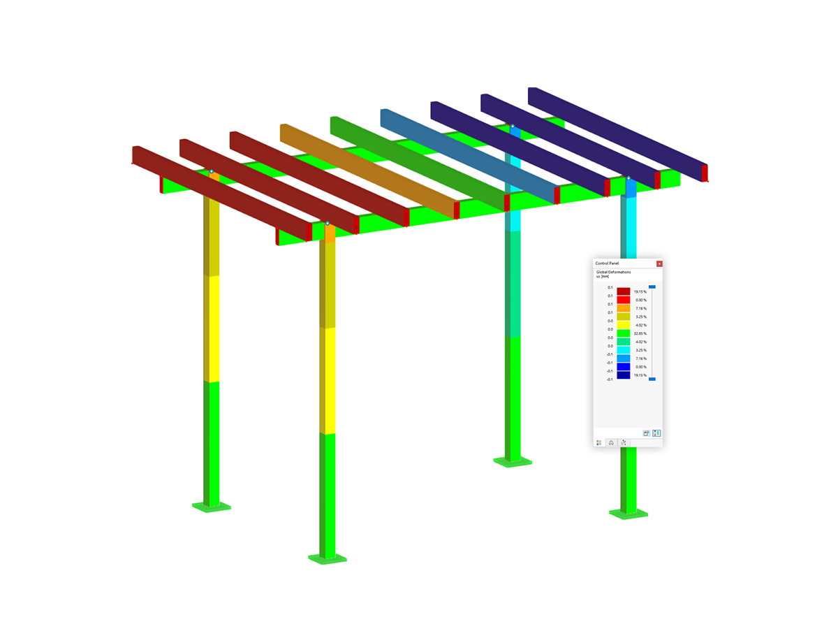 Pergola with Rafters