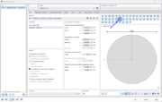 Selecting a parametric circular cross-section in the library