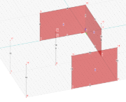 Copied Nodes and Line with New Lines and Surface