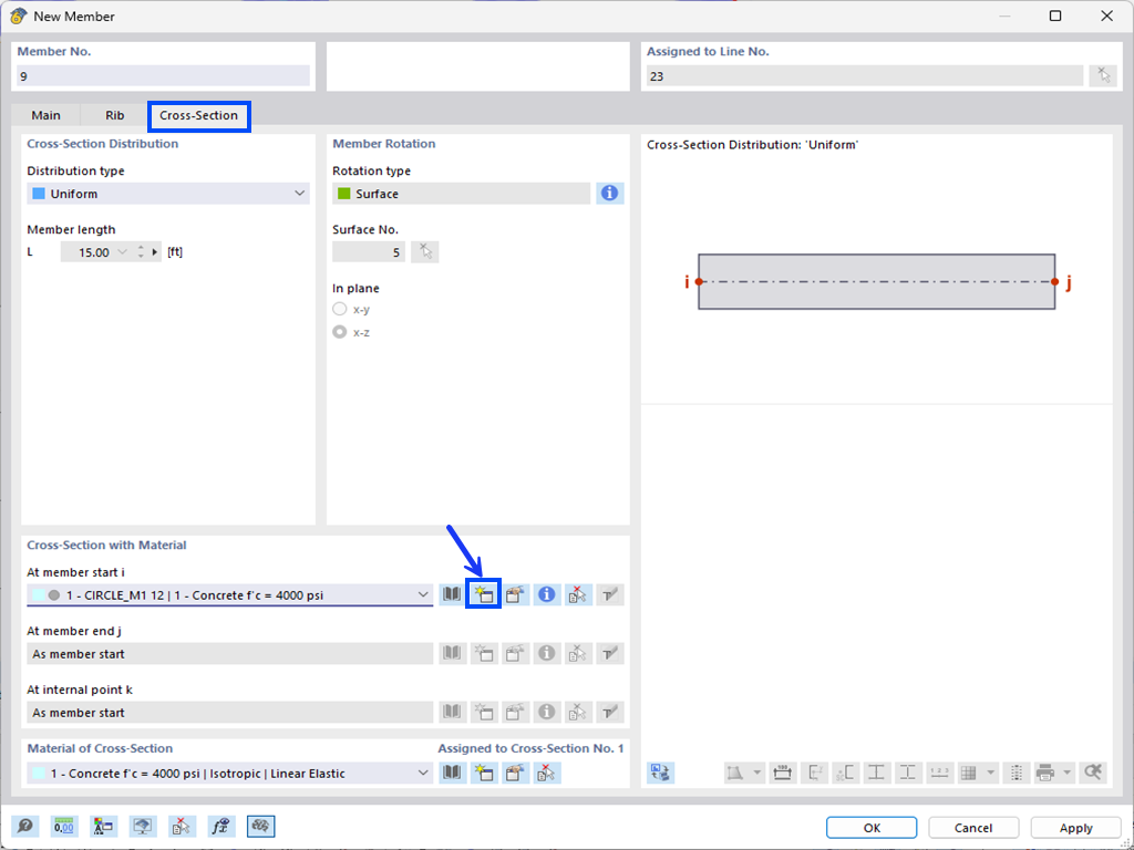 Creating Rib Section