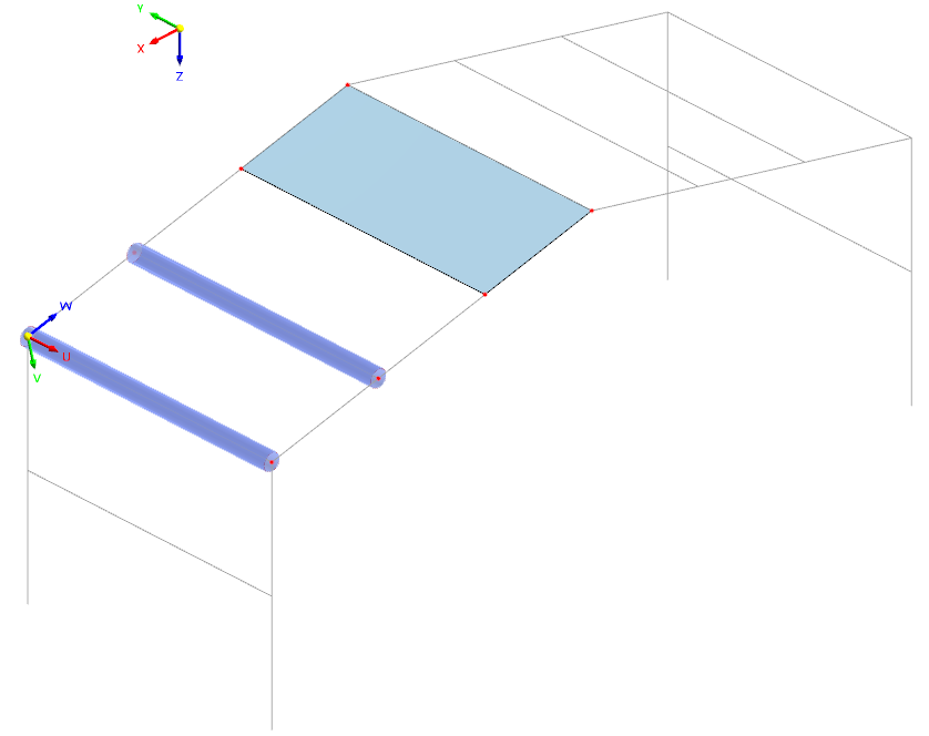 Using Background Layer for Members and Surfaces