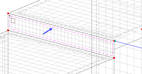 Symbol of Surfaces in Wireframe Model View