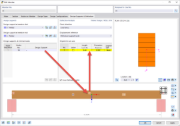Definition of Segments for Deformation Analysis | Without Design Support at Intermediate Node