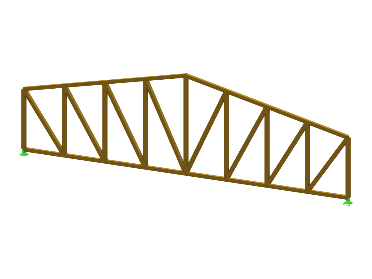 Truss Girder from Online Training | RFEM 6 Tutorial with Rhino & Grasshopper